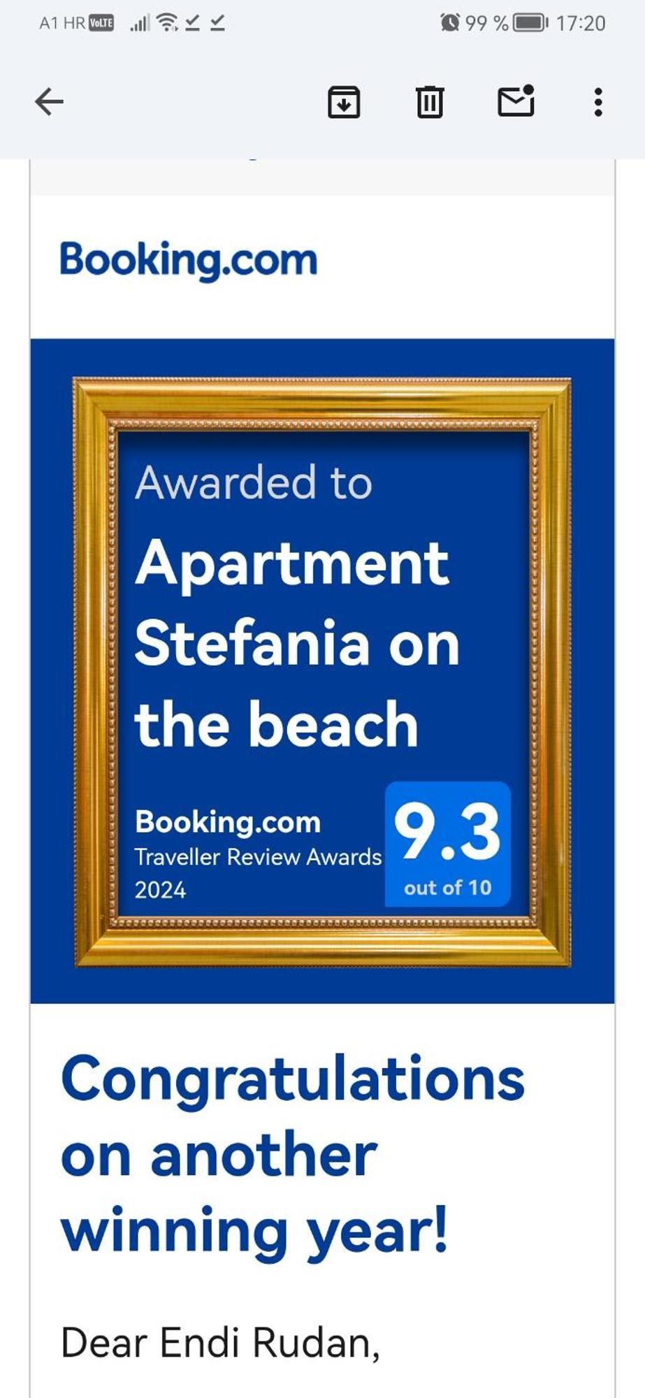 Apartment Stefania On The Beach Koromacno Luaran gambar